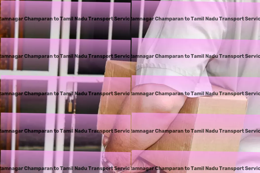 Ramnagar Champaran to Tamil Nadu Courier And Parcel Cargo delivery services